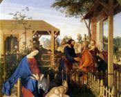 朱利叶斯 施诺尔 冯 卡洛斯菲德 : The family Of St John The Baptist Visiting The Family Of Christ